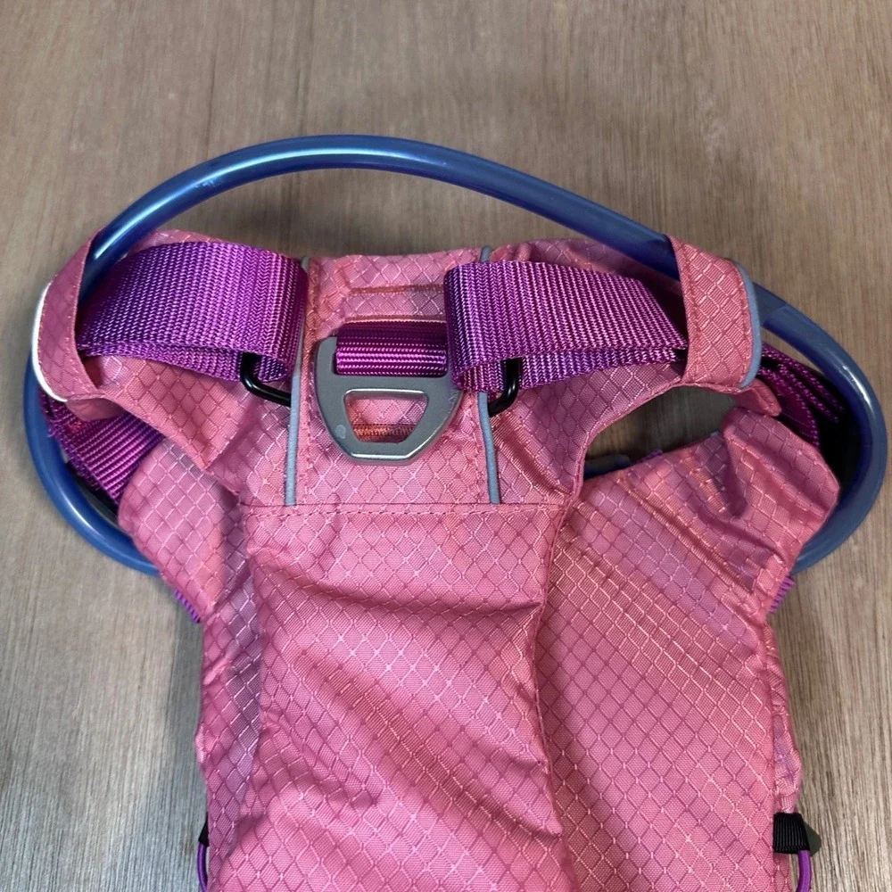Arcadia Trail Pink Dog Hydration Pack Harness Water Bladder Vest Large Hiking
